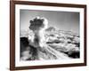 Black Smoke and Ash Drift Skyward as Mount St. Helens Erupts-null-Framed Photographic Print