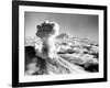 Black Smoke and Ash Drift Skyward as Mount St. Helens Erupts-null-Framed Photographic Print