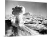 Black Smoke and Ash Drift Skyward as Mount St. Helens Erupts-null-Mounted Photographic Print