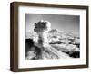 Black Smoke and Ash Drift Skyward as Mount St. Helens Erupts-null-Framed Photographic Print