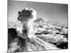 Black Smoke and Ash Drift Skyward as Mount St. Helens Erupts-null-Mounted Photographic Print