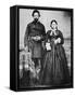 Black Soldier of the Union Army with His Wife, c.1865-null-Framed Stretched Canvas