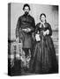 Black Soldier of the Union Army with His Wife, c.1865-null-Stretched Canvas