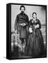 Black Soldier of the Union Army with His Wife, c.1865-null-Framed Stretched Canvas