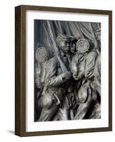 Black Soldiers of the 54Th Massachusetts Regiment, Memorial in Boston, Massachusetts-null-Framed Photographic Print