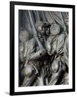 Black Soldiers of the 54Th Massachusetts Regiment, Memorial in Boston, Massachusetts-null-Framed Photographic Print