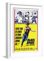 Black Spurs, Rory Calhoun, (Center), 1965-null-Framed Art Print