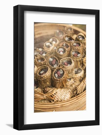 Black Sticky Rice, Qibao, Shanghai, China-Jon Arnold-Framed Photographic Print