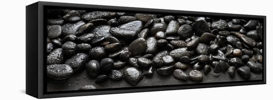 Black Stones-Steve Gadomski-Framed Stretched Canvas