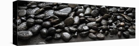 Black Stones-Steve Gadomski-Stretched Canvas