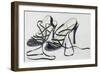 Black Strappy Shoes, 1997-Alan Byrne-Framed Premium Giclee Print