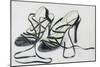 Black Strappy Shoes, 1997-Alan Byrne-Mounted Premium Giclee Print