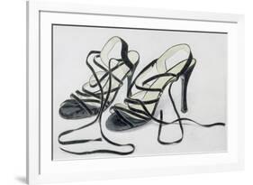 Black Strappy Shoes, 1997-Alan Byrne-Framed Giclee Print