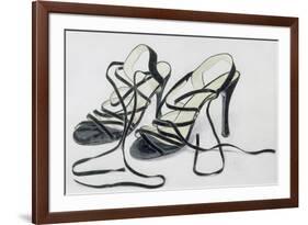 Black Strappy Shoes, 1997-Alan Byrne-Framed Giclee Print