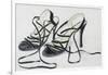 Black Strappy Shoes, 1997-Alan Byrne-Framed Giclee Print