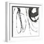 Black Streaks I-PI Studio-Framed Art Print