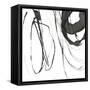 Black Streaks I-PI Studio-Framed Stretched Canvas