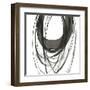 Black Streaks II-PI Studio-Framed Art Print