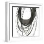 Black Streaks II-PI Studio-Framed Art Print