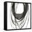 Black Streaks II-PI Studio-Framed Stretched Canvas