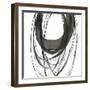 Black Streaks II-PI Studio-Framed Art Print