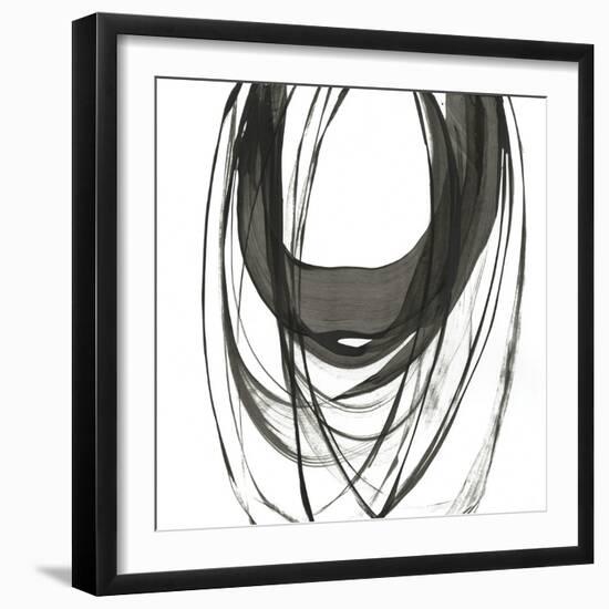Black Streaks II-PI Studio-Framed Art Print