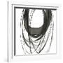 Black Streaks II-PI Studio-Framed Art Print