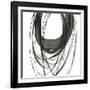 Black Streaks II-PI Studio-Framed Art Print