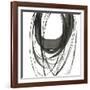 Black Streaks II-PI Studio-Framed Art Print