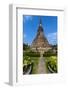 Black Stupa in Vientine, Laos-David Ionut-Framed Photographic Print