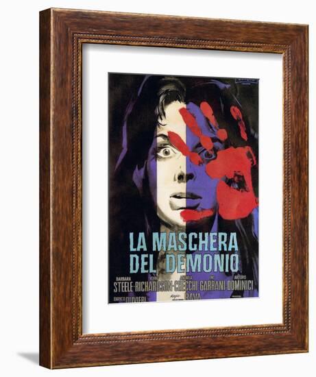 Black Sunday, (aka La Maschera Del Demonio), Barbara Steele, 1960-null-Framed Art Print