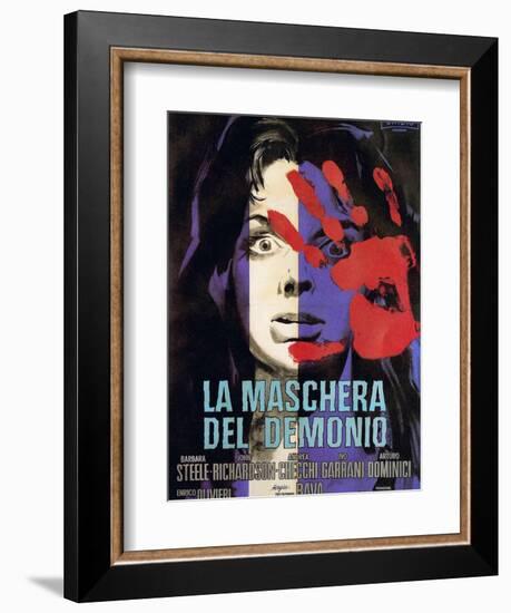 Black Sunday, (aka La Maschera Del Demonio), Barbara Steele, 1960-null-Framed Art Print