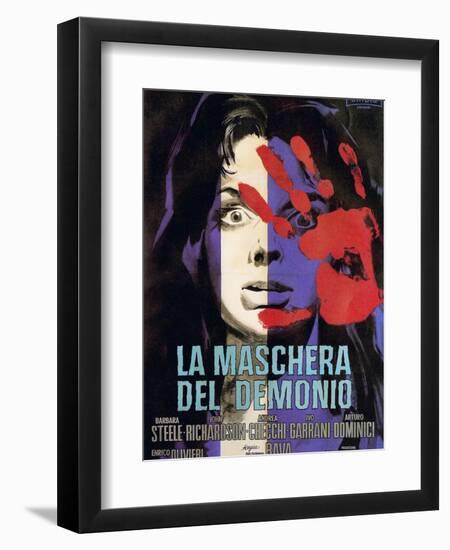 Black Sunday, (aka La Maschera Del Demonio), Barbara Steele, 1960-null-Framed Art Print