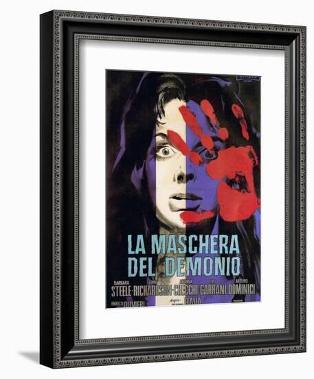 Black Sunday, (aka La Maschera Del Demonio), Barbara Steele, 1960-null-Framed Art Print