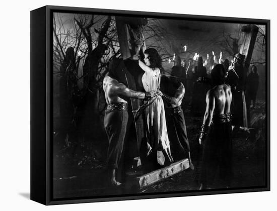 Black Sunday, Barbara Steele, 1960-null-Framed Stretched Canvas