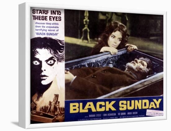 Black Sunday, Barbara Steele, 1961-null-Framed Art Print