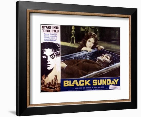 Black Sunday, Barbara Steele, 1961-null-Framed Art Print