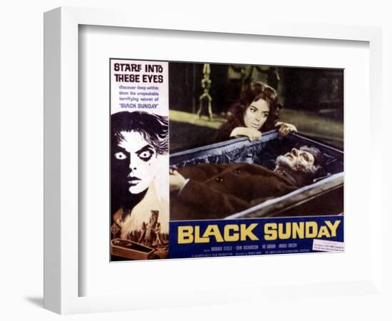 Black Sunday, Barbara Steele, 1961-null-Framed Art Print