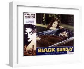 Black Sunday, Barbara Steele, 1961-null-Framed Art Print