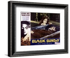 Black Sunday, Barbara Steele, 1961-null-Framed Art Print