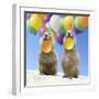 Black-Tailed Prairie Dog Pair with Balloons-null-Framed Photographic Print