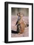 Black-Tailed Prairie Dog Standing, Badlands National Park, South Dakota, Usa-John Barger-Framed Photographic Print