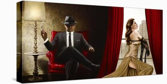 Black Tie, high Heels-John Silver-Stretched Canvas
