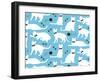 Black Tie Kitties-Joanne Paynter Design-Framed Giclee Print