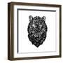 Black Tiger Head-NaxArt-Framed Art Print