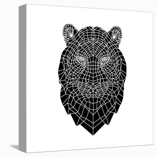 Black Tiger Head-NaxArt-Stretched Canvas