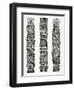 Black Tiki Totems-Cat Coquillette-Framed Giclee Print