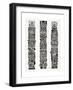 Black Tiki Totems-Cat Coquillette-Framed Giclee Print