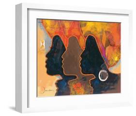 Black Triplets-Joadoor-Framed Art Print