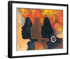 Black Triplets-Joadoor-Framed Art Print
